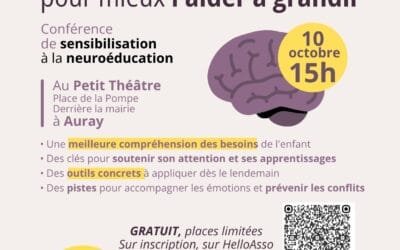 🧠 Mieux connaître le cerveau de mon enfant pour mieux l’aider à grandir : une conférence à Auray