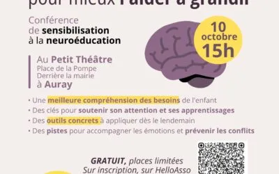 🧠 Mieux connaître le cerveau de mon enfant pour mieux l’aider à grandir : une conférence à Auray